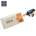 Folie protectie credit card bancar, contactless, culoare argintiu